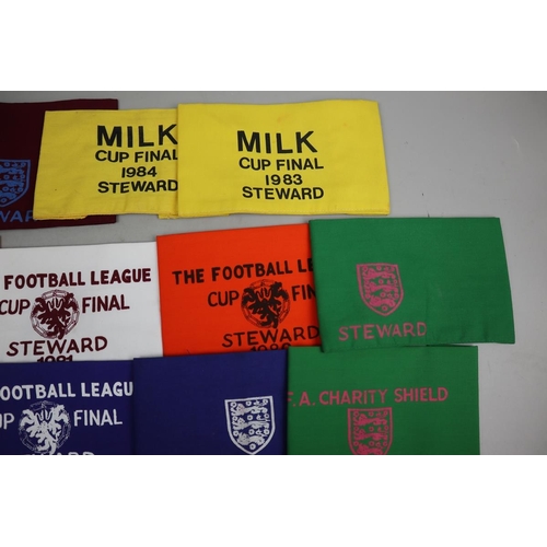 263 - Wembley stewards armbands and badges