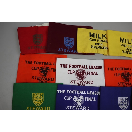 263 - Wembley stewards armbands and badges