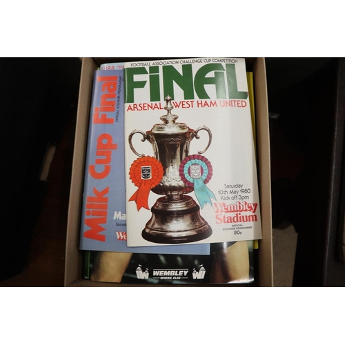 264 - Wembley Domestic Finals programmes - Approx 74