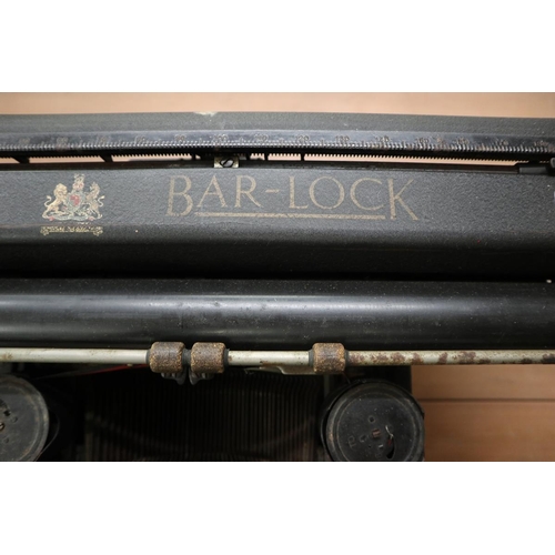 288 - Vintage Bar-Lock typewriter