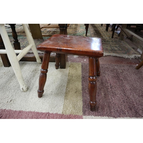 299 - 3 antique stools