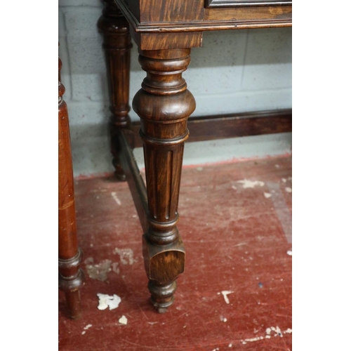 326 - Early Victorian writing table - W: 68cm D: 55cm H: 70cm