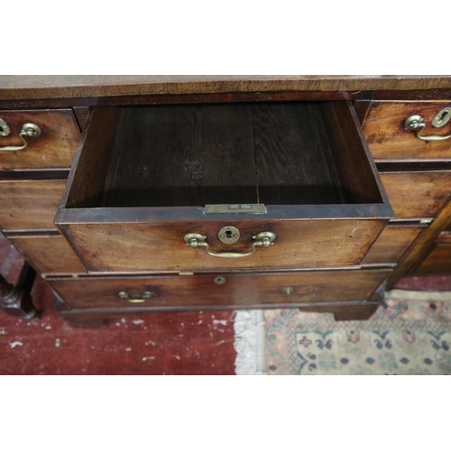 328 - Antique mahogany chest of drawers - W: 107cm D: 54cm H: 95cm