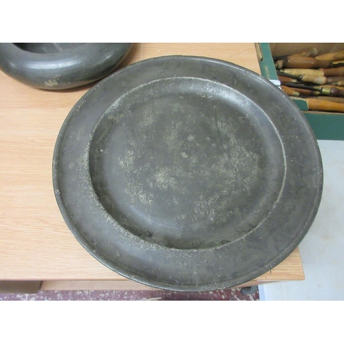 353 - 3 pieces of pewter