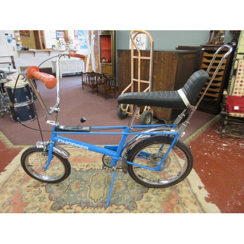 400 - Raleigh Chopper Mk1 1970 Horizon Blue in excellent restored condition 