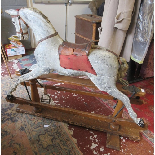 441 - Edwardian rocking horse