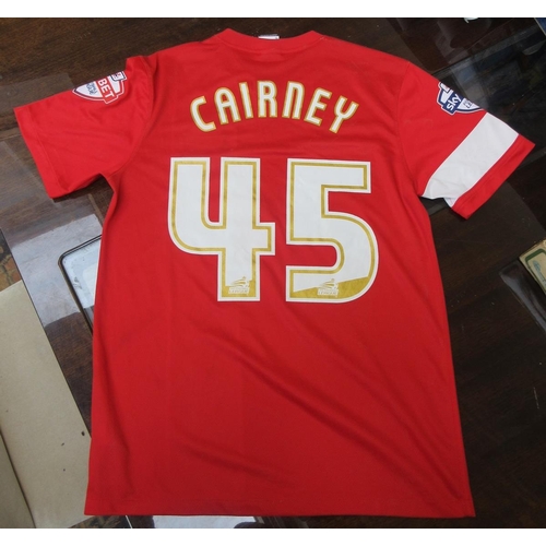 455 - Signed Blackburn rovers football shirt - Tom Cairney