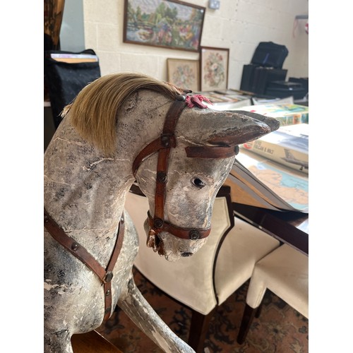 441 - Edwardian rocking horse