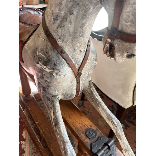 441 - Edwardian rocking horse