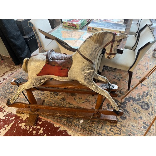 441 - Edwardian rocking horse