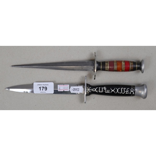 179 - 2 fighting knives