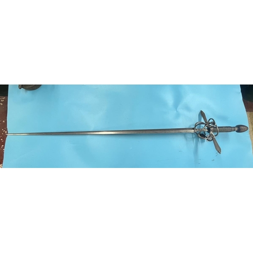 258 - Wire hilt rapier sword