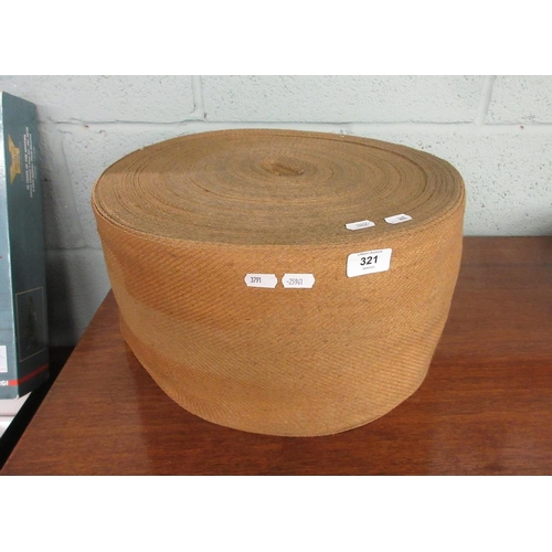 321 - 100 meter roll of ex army webbing