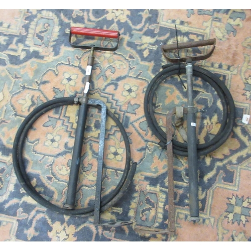 381 - 2 WW2 stirrup pumps