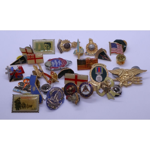 46 - Collection of Special Forces, Royal Marines, Green Berets, Vietnam Vets, NATO badges