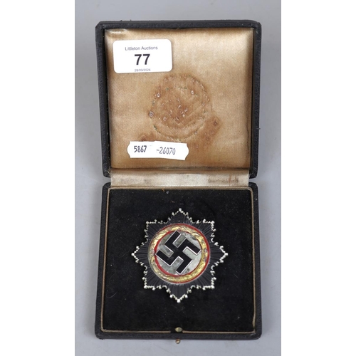 77 - Deutsches Kreuz WW2 Gold German Cross