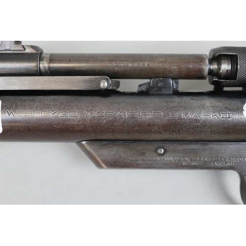 107 - Webley .22 MK2 service air rifle