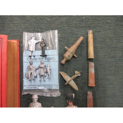 210 - Collection of battlefield excavation items, inc spent cartridges, bullets and musket shot, with lead... 