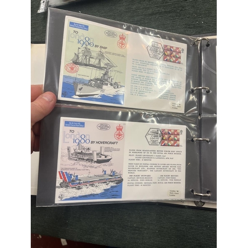 214 - Stamps - Aviation album of 66 RAF covers of which 27 are signed