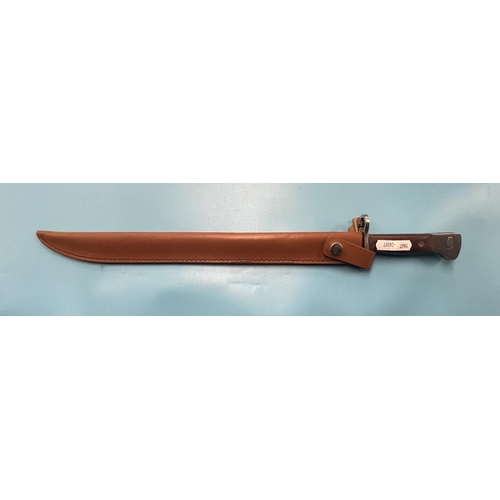 230 - Early French bayonet in sheath marked 1816 together with AK47 bayonet