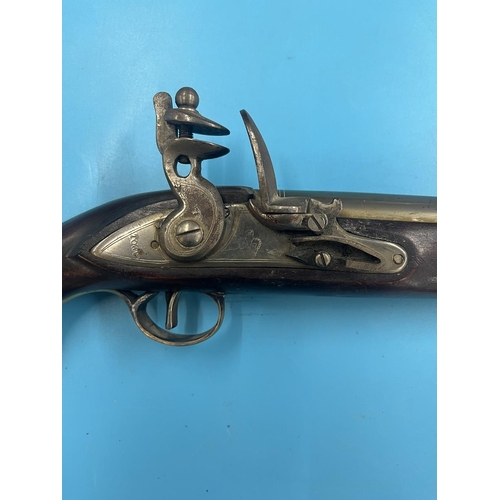 261 - Antique flint lock pistol