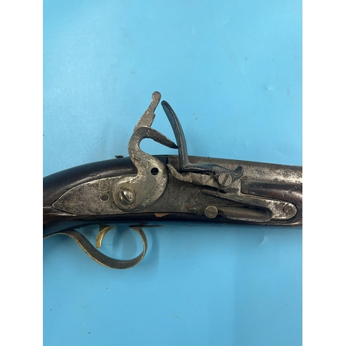 262 - Antique flint lock pistol