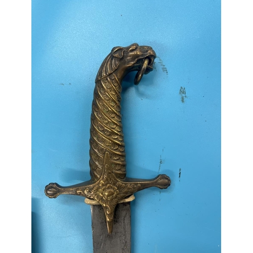 280 - Bandsman's sword in sheath - possibly Victorian