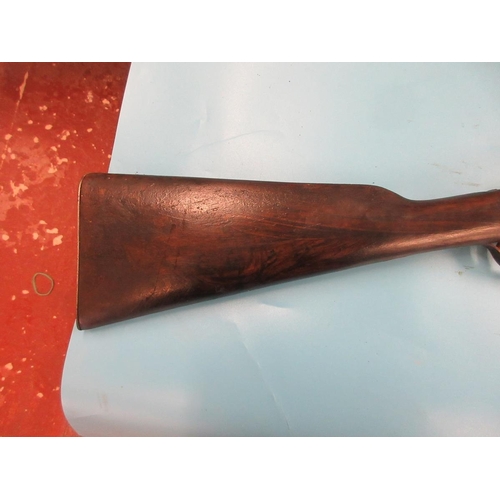 366 - Deactivated M80 chassepot 12 bore bolt action black powder shotgun Franco-Prussian era 1870