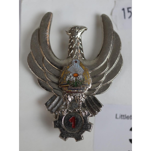 37 - Pair of Romainian Cold War airforce awards