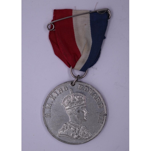 4 - Edward VIII commemorative medal and sweetheart brooch