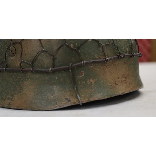 403 - WW2 German paratroopers helmet