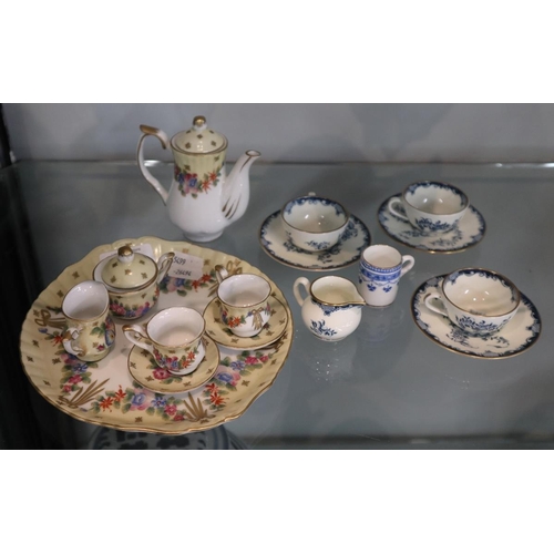 186 - Collection of Meissen and Royal Worcester miniatures