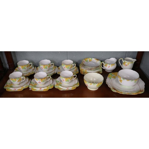 219 - Collection of teacups, saucers, plates etc by Grafton