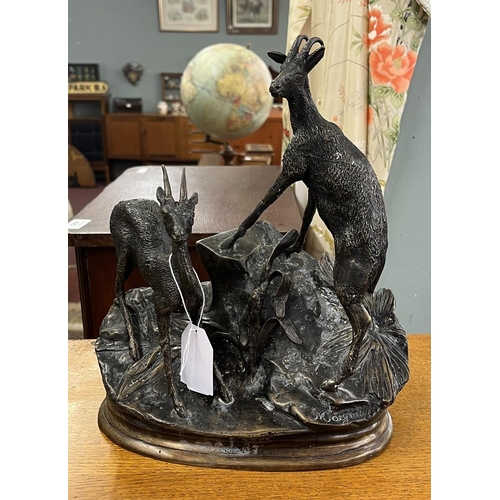 428 - Bronze figure of deer