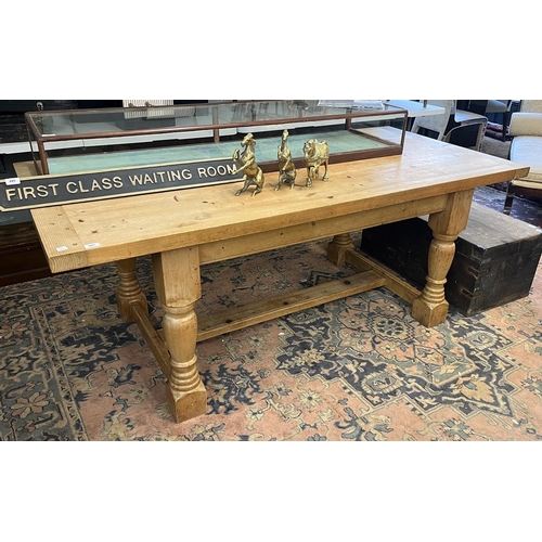 447 - Pine refectory table