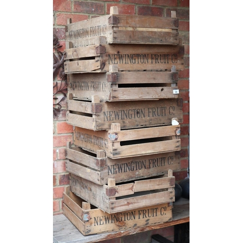 546 - 8 wooden fruit crates