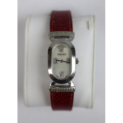 112 - Versace watch with serial number receipt