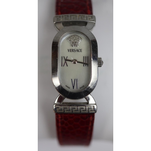 112 - Versace watch with serial number receipt