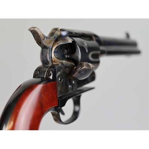 119 - Uberti. Colt 45 .380 Blanc 9mm blank firing replica No 85311, blued frame with walnut grip, in box