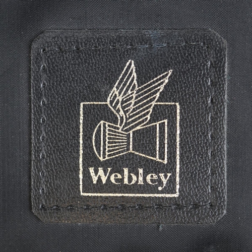 124 - Webley Nemesis .177 pneumatic air pistol in Webley soft carry case with instructions