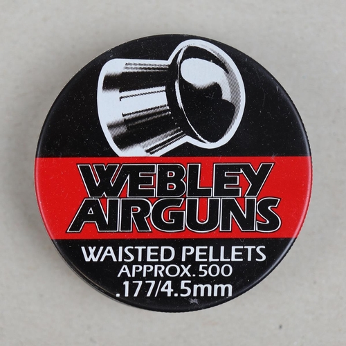 124 - Webley Nemesis .177 pneumatic air pistol in Webley soft carry case with instructions