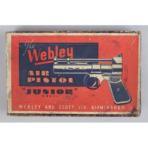 125 - Webley junior .177 pistol junior model in original box