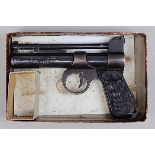 125 - Webley junior .177 pistol junior model in original box