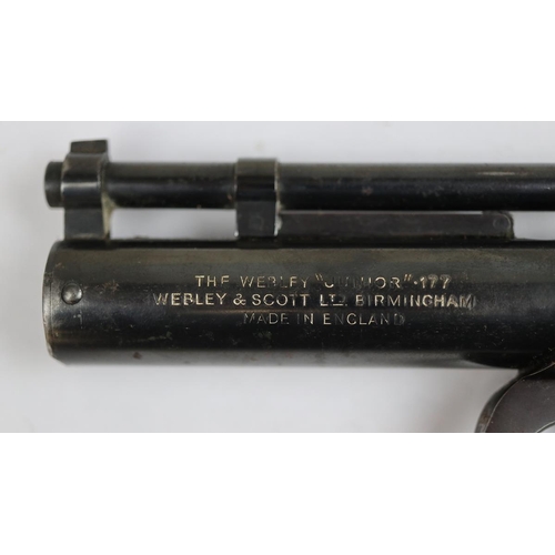 125 - Webley junior .177 pistol junior model in original box