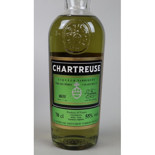 134 - 5 bottles of booze to include a Chartreuse