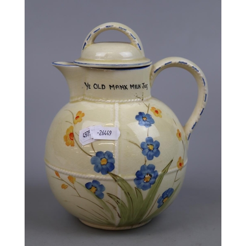 155 - Feildings Crown Devon Old Manx milk jug