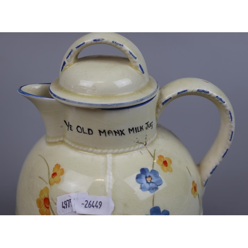 155 - Feildings Crown Devon Old Manx milk jug