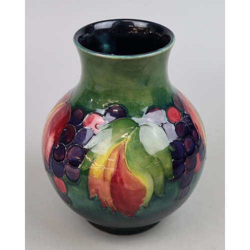 170 - William Moorcroft vase leaves & fruit - Approx height 20