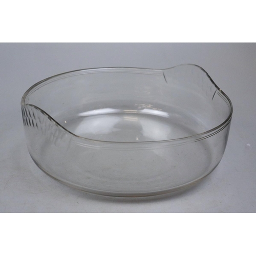 208 - Early C20th WMF fruit bowl with original glass liner and mark to rim. Classic Art Nouveau design tho... 