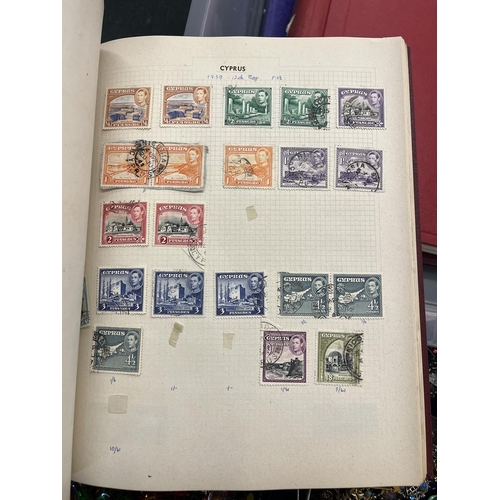 240 - Stamps - Collection of 6 well populated GB & British Empire stamp albums mint & used 100's